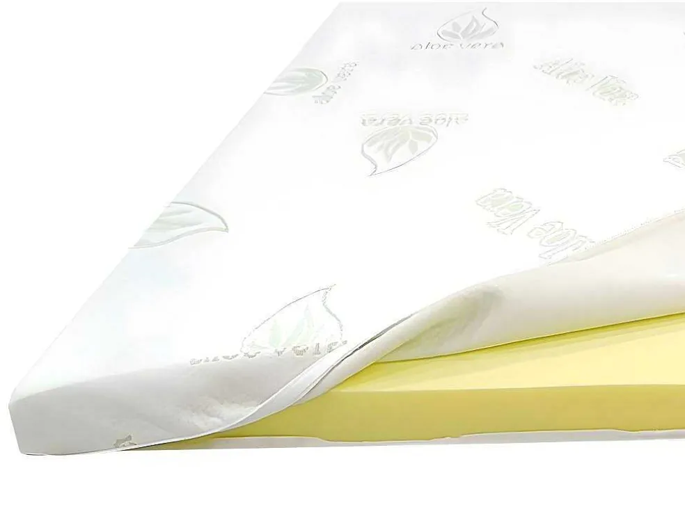 Dekmatras Luxe Met Vormgeheugen Aloe Vera Van Naturea - 180 X 200 Cm