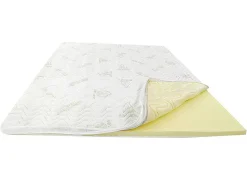 Dekmatras Met Vormgeheugenschuim Aloe Vera Van Naturea - 140 X 190 Cm