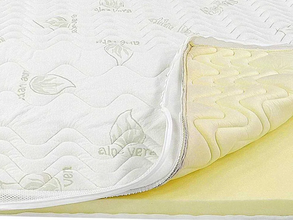 Dekmatras Met Vormgeheugenschuim Aloe Vera Van Naturea - 140 X 190 Cm