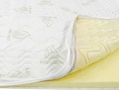 Dekmatras Met Vormgeheugenschuim Aloe Vera Van Naturea - 160 X 200 Cm