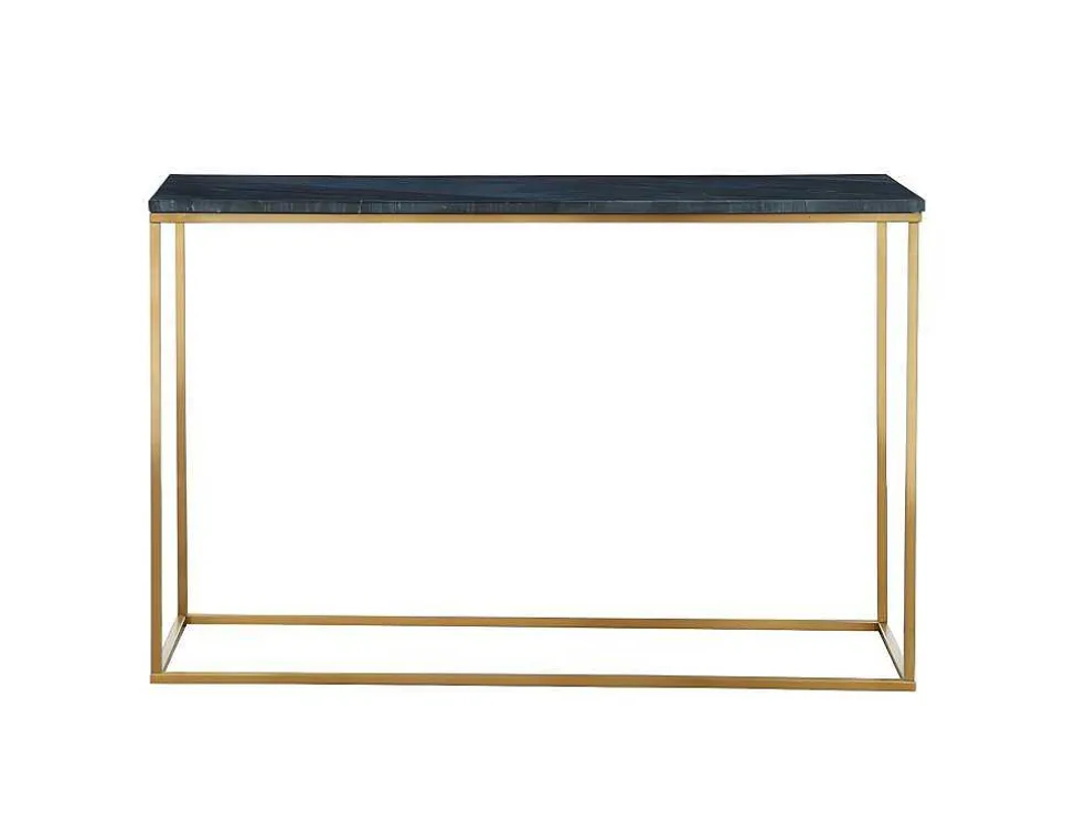 Design Sidetable Aretha - Marmer En Metaal - Zwart En Goudkleurig - Van Pascal Morabito