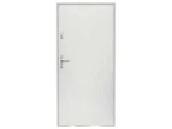 Deur Van Staal H.207 X B.100 Cm Wit - Links Duwen - Agueda