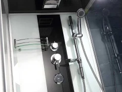 Douche Bad Combinatie Met Massagestralen Daria Van Vertrekt Acrylglas - 75 X 150 X 215 Cm - 30 Micro Jets En 6 Grote Jets