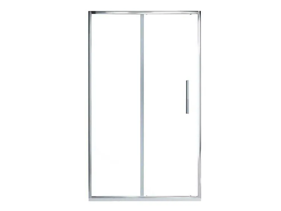 Douchedeur In Industriele Stijl - Chroom - 120 X 195 Cm - Toroni