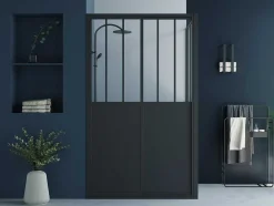 Douchescherm Met Schuifdeur - 120 X 80 X 195 Cm - Urbanik