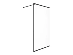 Douchewand Voor Inloopdouche 100 X 200 Cm Matzwart Gehard Glas Amberi