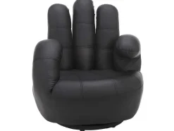 Draaiende Fauteuil Catchy Van Kunstleer - Wit