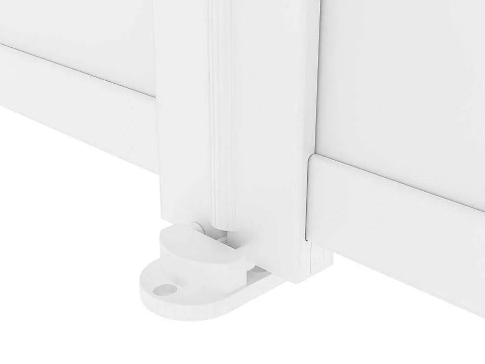 Draaipoort Van Aluminium B397 X H181 Cm Wit - Nazario