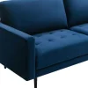 Driezitsbank Van Fluweel - Blauw - Estela