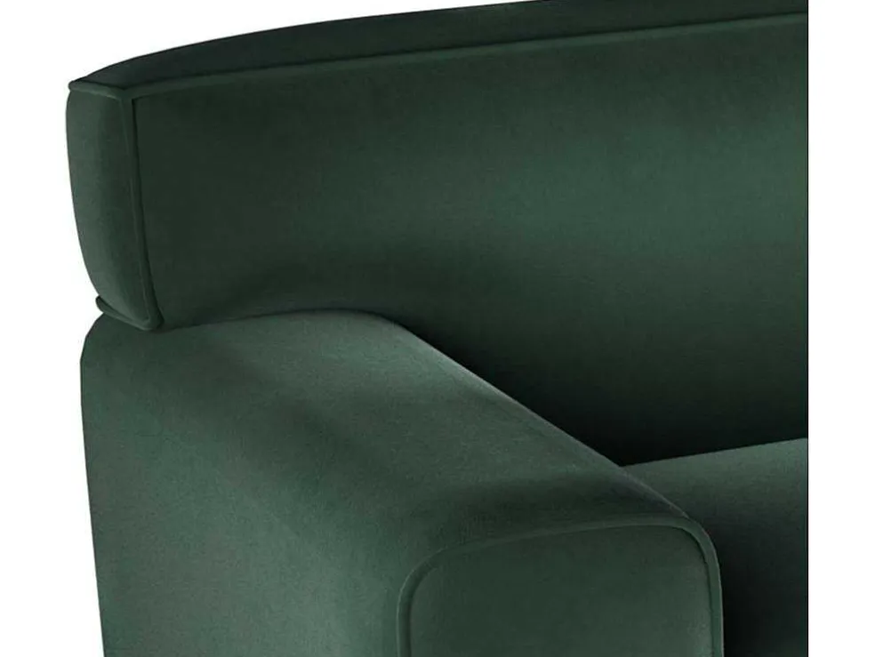 Driezitsbank Van Groen Velours Otrano
