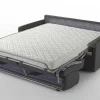 Driezits Express-Bedbank Van Stof Calife - Grijs