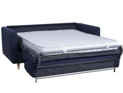 Driezits Express Bedbank Van Stof Ganoa - Antraciet