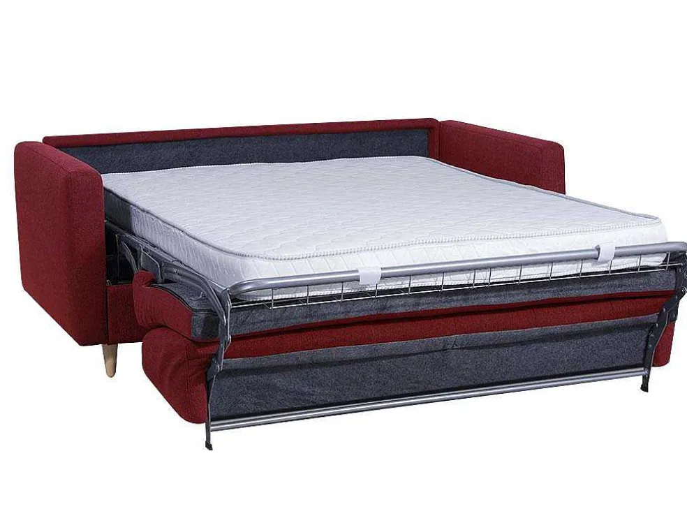 Driezits Express Bedbank Van Stof Ganoa - Antraciet