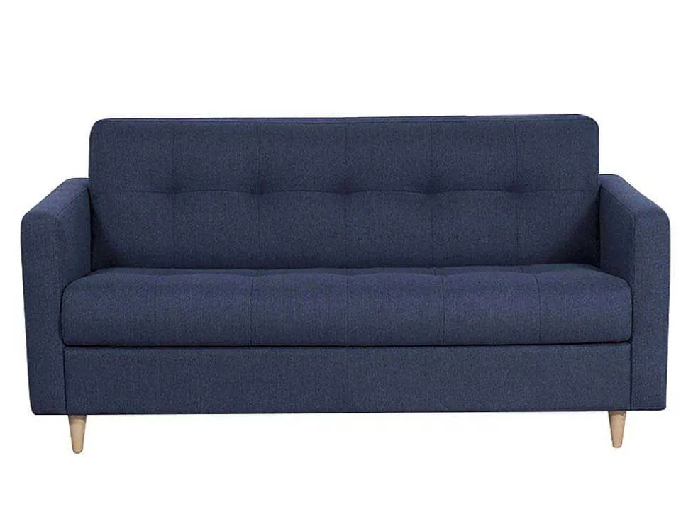Driezits Express Bedbank Van Stof Ganoa - Blauw