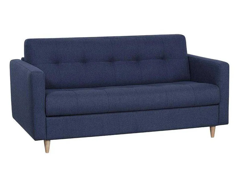 Driezits Express Bedbank Van Stof Ganoa - Blauw