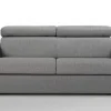 Driezits Express-Bedbank Van Stof Vizir - Grijs - Slaapafmeting 140 Cm