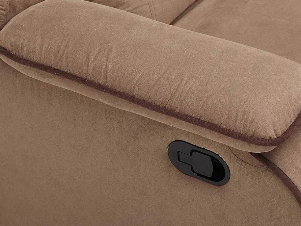 Driezits Relaxbank Microvezel Hernani - Taupe
