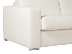 Driezits Slaapbank 100% Buffelleer Delectea Ii - Wit