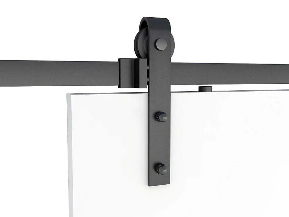 Dubbele Schuifdeur - 2 X H205 X L83 Cm - Mdf + Wit Pvc - Varin