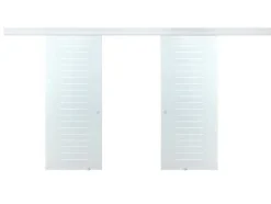 Dubbelwandige Schuifdeur - H205 X L166Cm - Gehard Glas - Astana