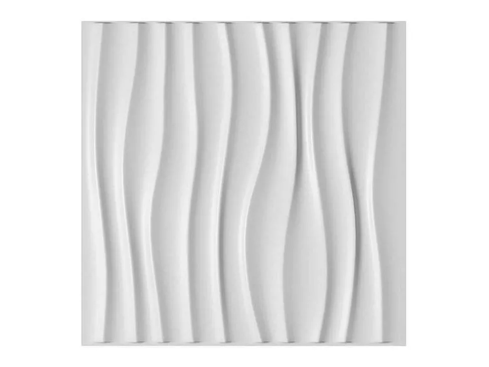 3D-Wandpaneel Om Te Beschilderen - Set Van 3M - Set Van 12 Stuks - Selby