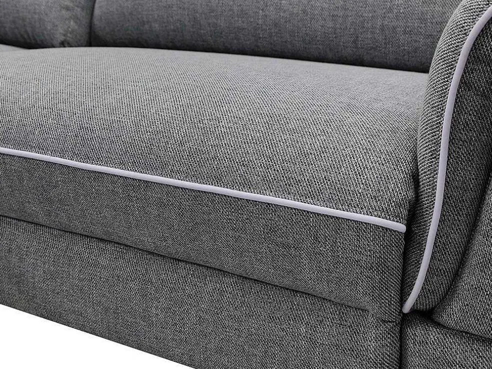Elektrische Driezits Relaxbank Macari - Stof - Grijs