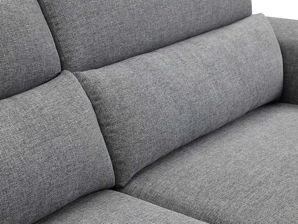 Elektrische Relaxbankstel 3+2 Macari - Stof - Grijs