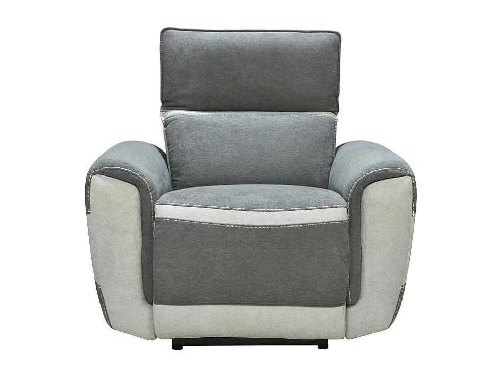 Elektrische Relaxfauteuil In Donkergrijze Stof Orietto