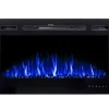 Elektrische Sfeerhaard Calbuco - L101,6 X D14 X H54,4 Cm - Zwart