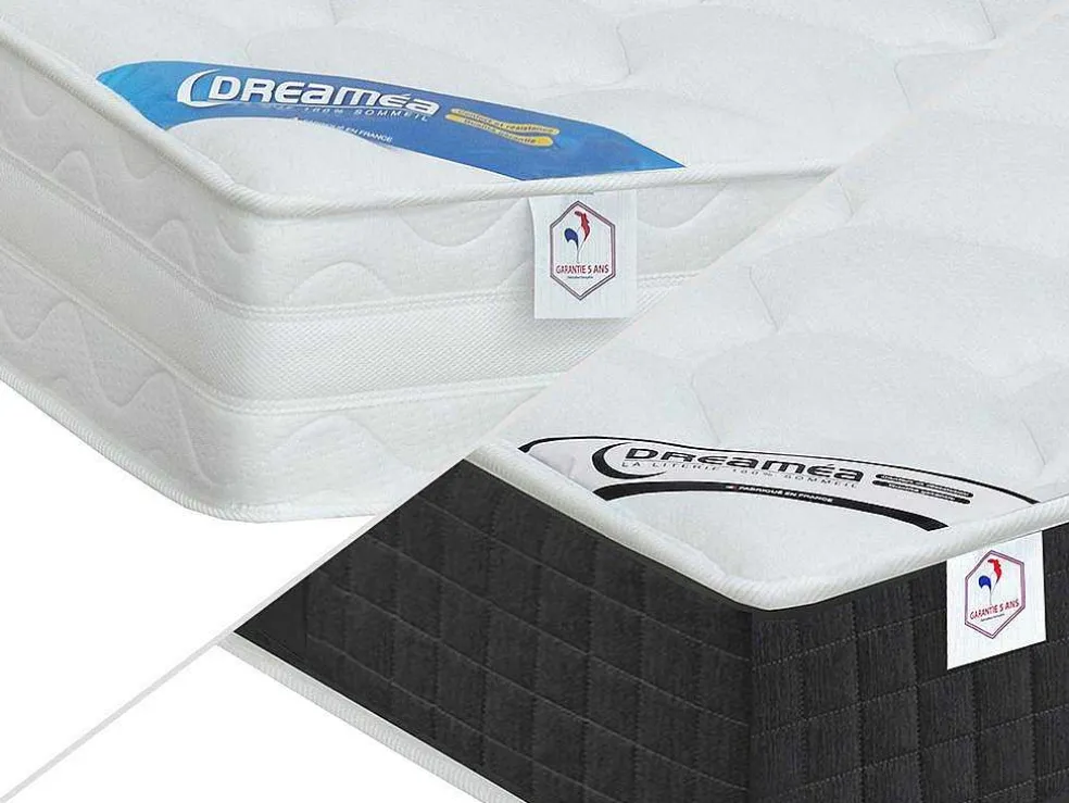 Elektrisch Relaxbed Met Pocketveren En Vormgeheugenmatras Phanes Van Dreamea - Okin Motoren - Zwart 2 X 90 X 200 Cm