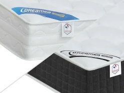 Elektrisch Relaxbed Met Pocketveren En Vormgeheugenmatras Phanes Van Dreamea - Okin Motoren - Zwart 2 X 80 X 200 Cm