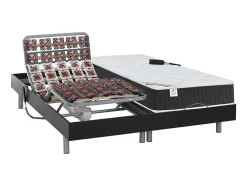 Elektrisch Relaxbed Met Vormgeheugen Phanes Van Dreamea - Okin Motoren - 2 X 70 X 190 Cm - Zwart
