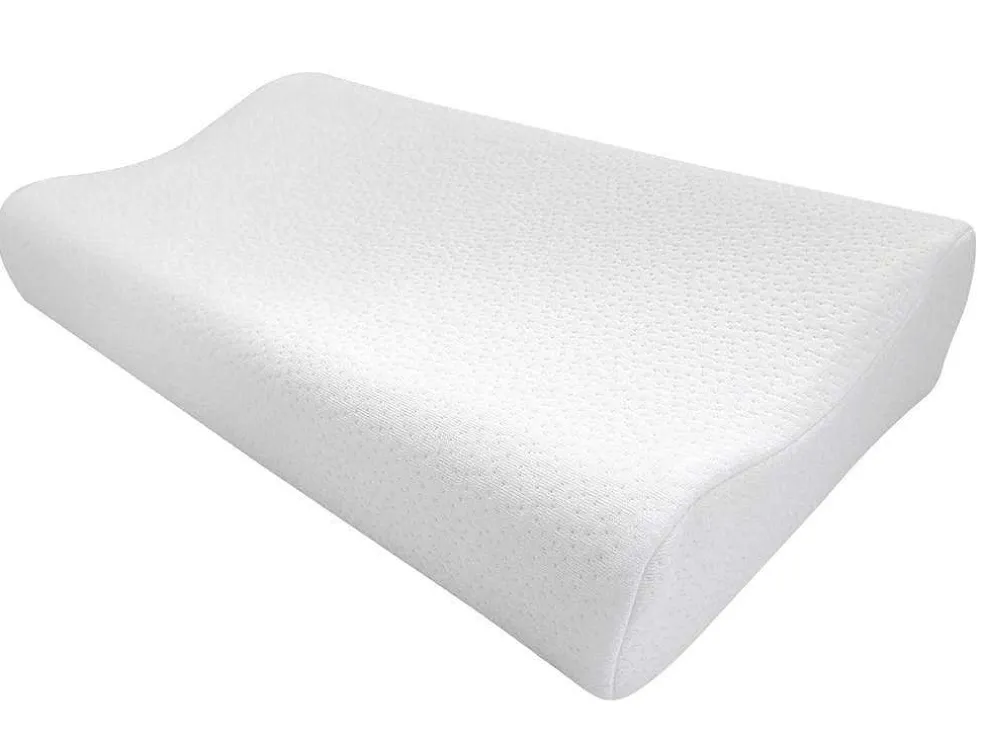 Ergonomisch Hoofdkussen Met Vormgeheugen 50 X 30 Cm Sleepy Van Dreamea - Wit
