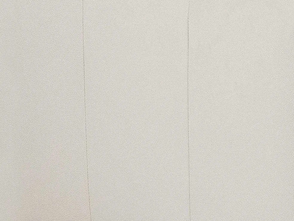 Express-Driezitsslaapbank Van 100% Wit Buffelleer, Matras 22 Cm Delectea Ii