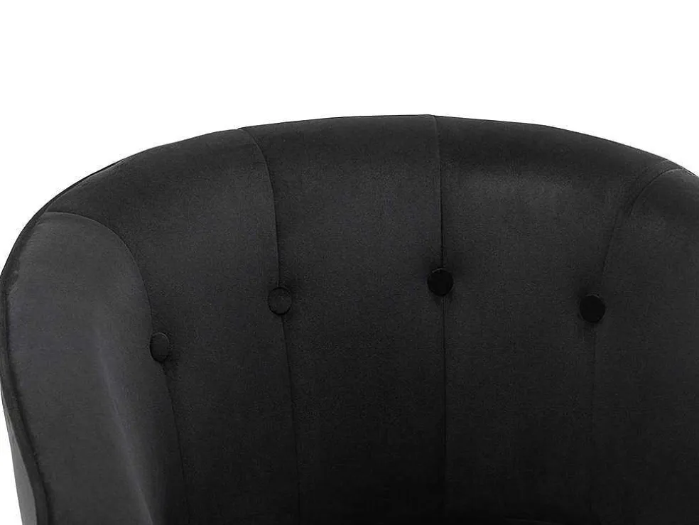 Fauteuil Met Armleuningen Fakart - 100% Polyester - Zwart
