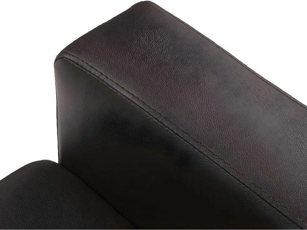 Fauteuil Van Kunstleer Ackley - Bruin
