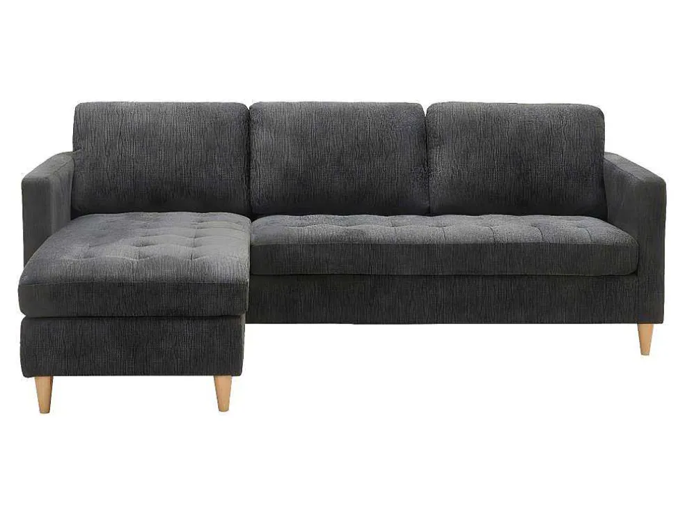 Firenze Bank Met Chaise Longue Donkergrijs.
