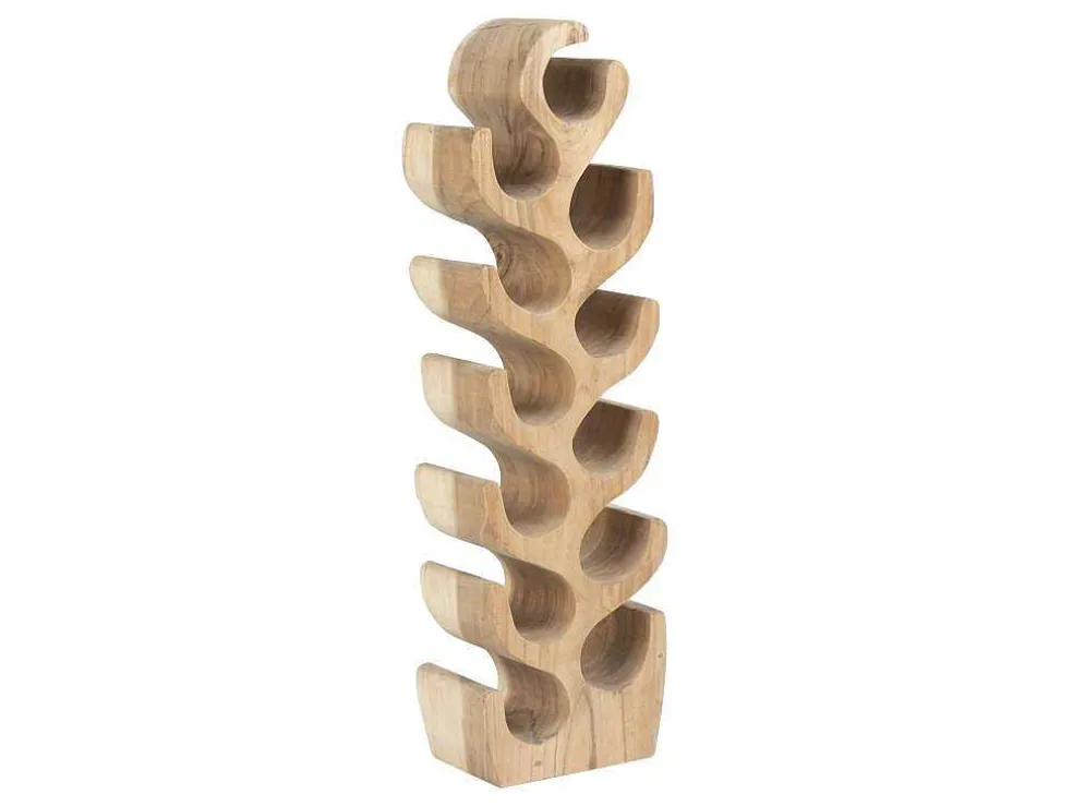 Flessenrek Van Suarhout - 12 Flessen - B28 X D19 X H100 Cm - Naturel - Guimaras