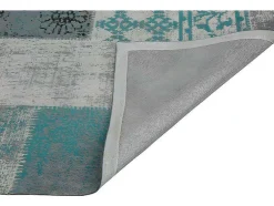 Gangtapijt Vintagestijl Turin - 100% Polyester - 80 X 200 Cm - Grijsblauw