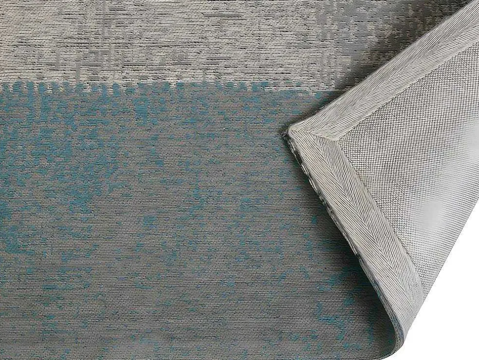 Gangtapijt Vintagestijl Turin - 100% Polyester - 80 X 200 Cm - Grijsblauw