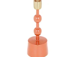 Geemailleerde Aluminium Kandelaar - H.22 Cm - Terracotta - Parina