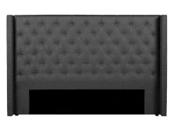 Gewatteerd Hoofdbord Massimo - Stof - 160 Cm - Grijs
