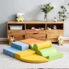 6 Gigantische Bouwstenen Voor Hardlopen En Klimmen, Grote Bouwstenen Voor Kinderen. Trappen En Glijbaan Voor Kinderen - Speelgoed Om Te Klimmen, Glijden En Kruipen. Voor Kleuters En Baby'S, Zachte, Kleurrijke Bouwstenen.