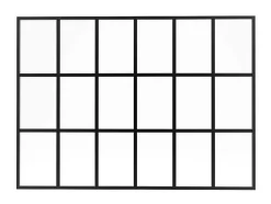 Glazen Binnenraam In Orangeriestijl Van Gepoederlakt Aluminium 180 X 130 Cm Zwart Oransa