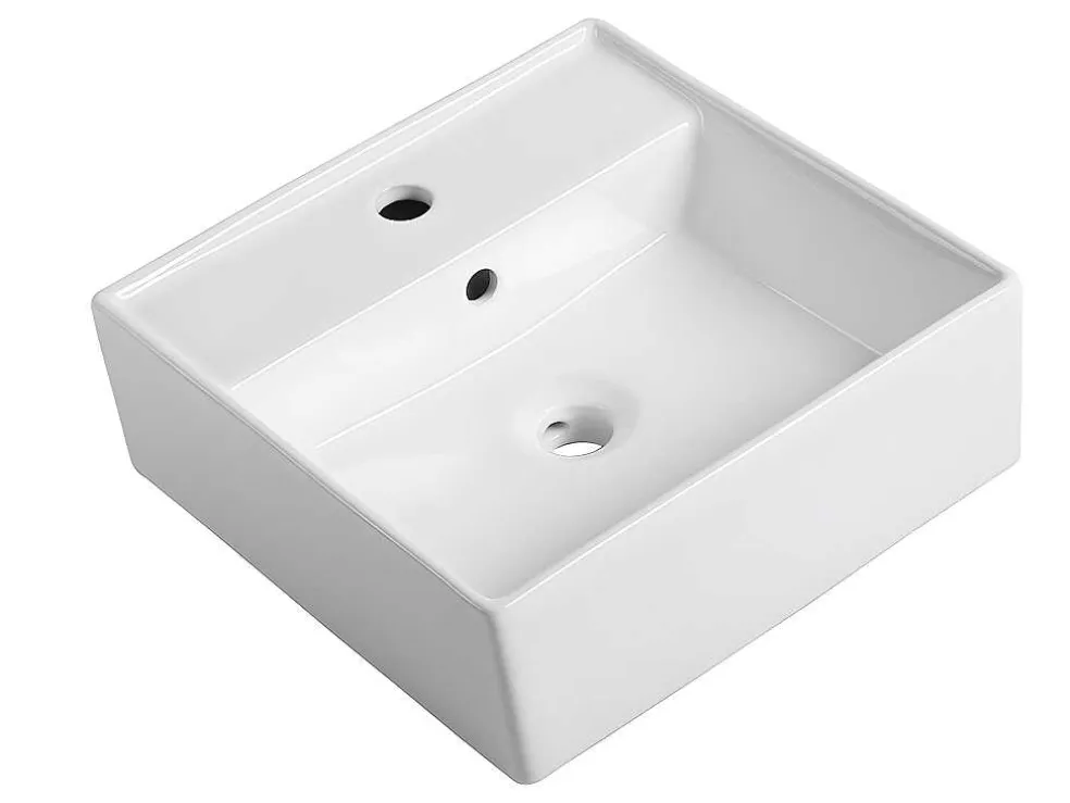 Hangend Bureau Van Donker Teakhout Met Zwarte Beugels En Dubbele Wastafel - 150 X 50 Cm - Sukawati