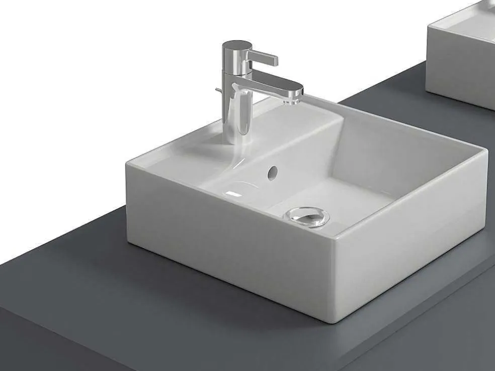 Hangende Badkamermeubel In Antracietgrijze Kleur Met Dubbele Wastafel - L150 Cm - Isaure Ii
