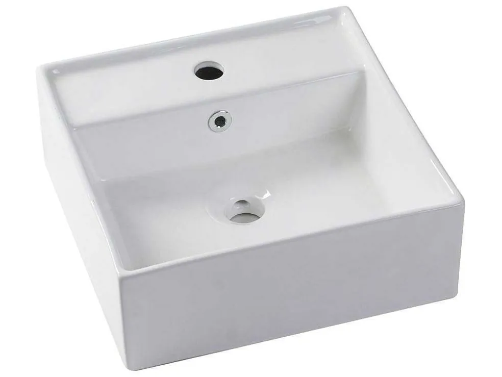Hangend Geribbeld Badkamermeubel Met Wastafel Om Te Plaatsen - Licht Naturel - 80 Cm - Zevara