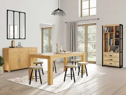 Hanglamp Met Draden Mania - Ijzer - 47 X 47 X 120 Cm - Zwart