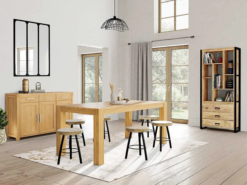 Hanglamp Met Draden Mania - Ijzer - 47 X 47 X 120 Cm - Zwart