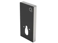 Hangtoilet Pakket In Mat Zwart Met Decoratieve Inbouwreservoir - Clemona